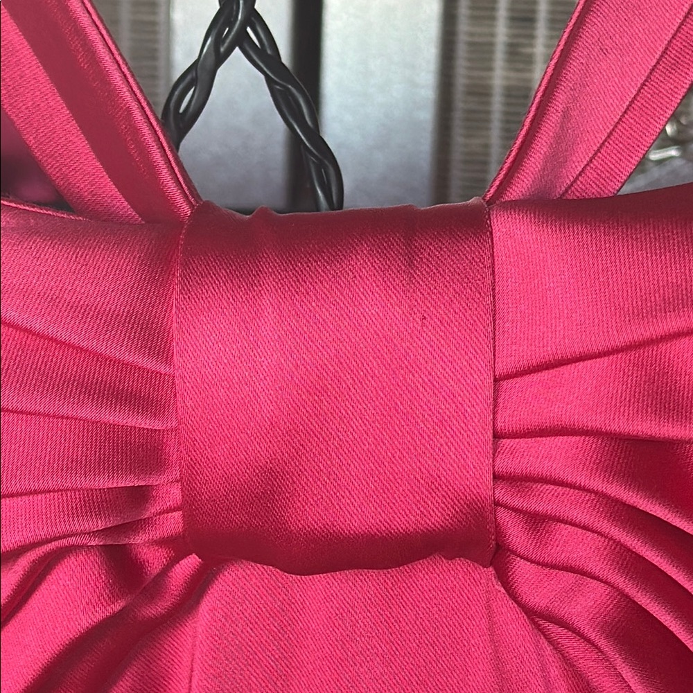 Calvin Klein Pink Satin Sheath Dress - Picture 3 of 9